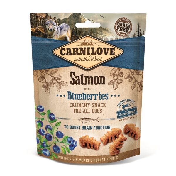 CARNILOVE CRUNCHY SAUMON BLUEBERRIES