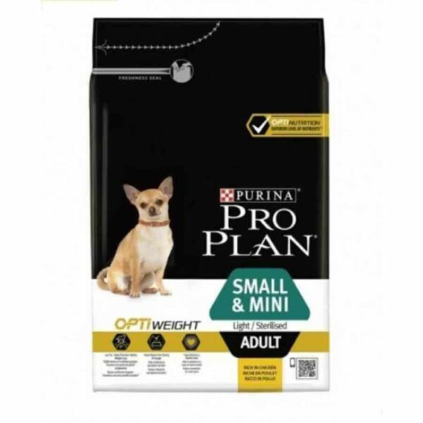 PRO PLAN SMALL MINI LIGHT STERILISED POULET