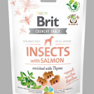 BRIT CARE SNACK INSECT  SAUMON