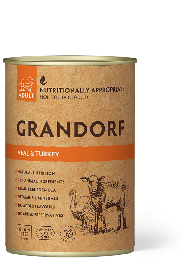 Grandorf Veau & Turkey viande 400gr