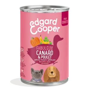 Edgard Cooper chiot Viandes Canard & poulet 400gr