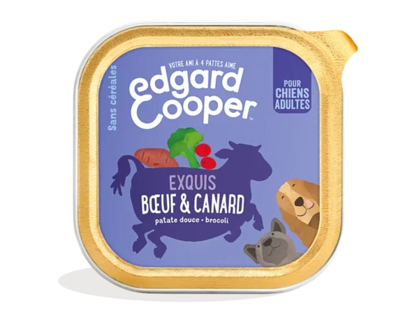 Edgard Cooper adult viande Boeuf&Canard 150gr