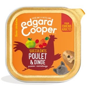 Edgard Cooper adult viande Poulet&Dinde 150gr