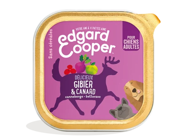 Edgard Cooper adult viande Gibier&Canard 150gr