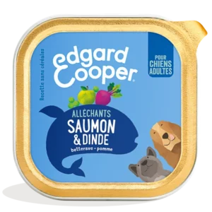 Edgard Cooper adult viande Saumon&Dinde 150gr