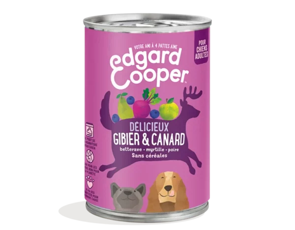 Edgard Cooper adult viande Gibier&Canard 400gr