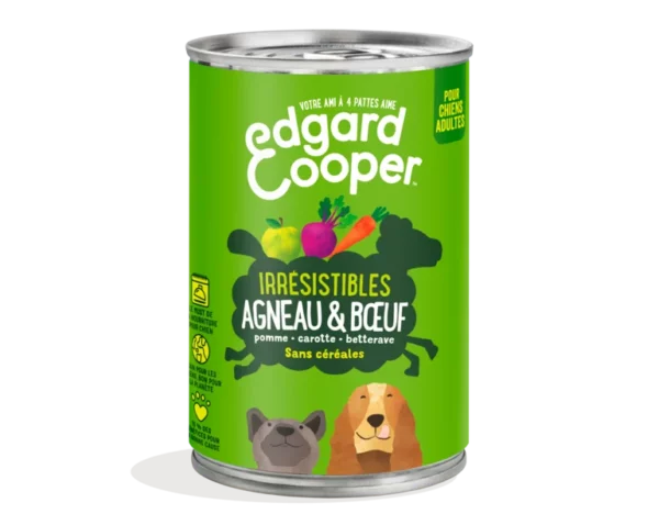 Edgard Cooper adult viande Agneau&Boeuf 400gr