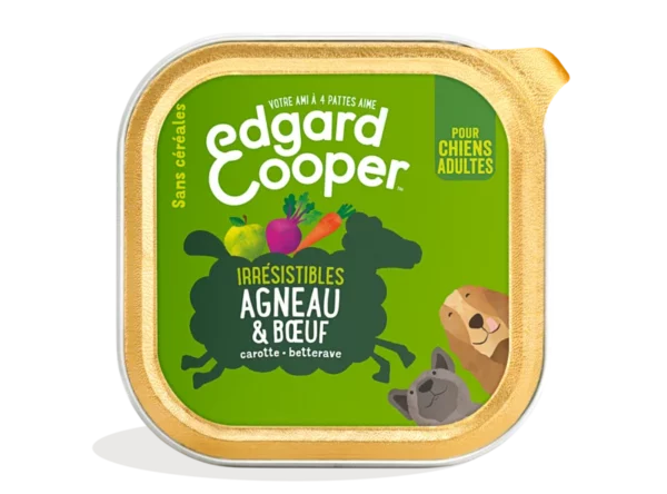 Edgard Cooper adult viande Agneau&Boeuf 150gr