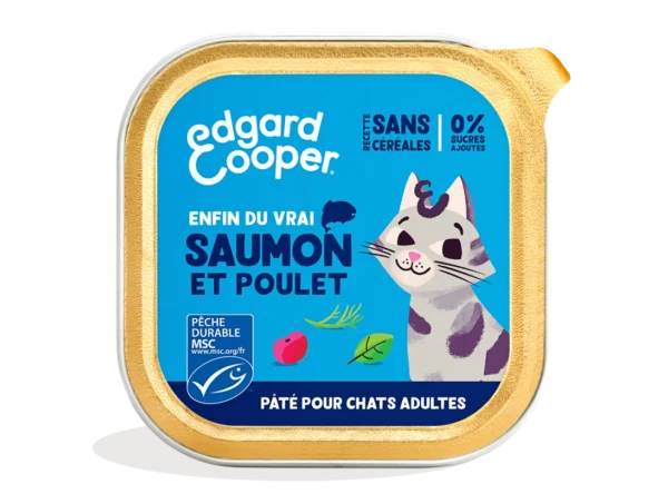 Edgard Cooper adult Saumon&Poulet Pâté 85gr