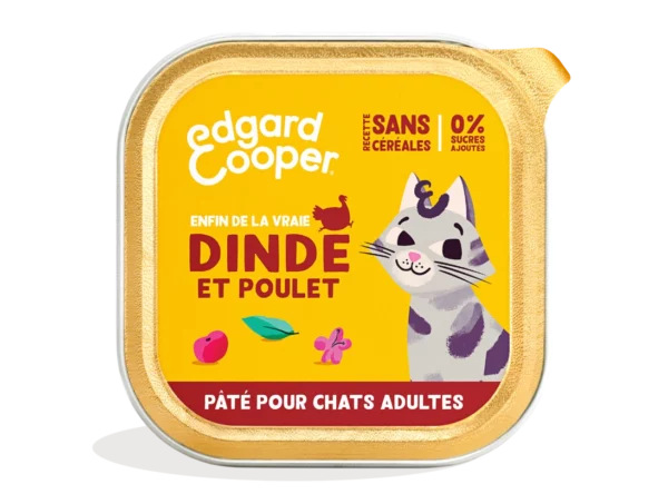 Edgard Cooper adult Dinde&Poulet Pâté 85gr