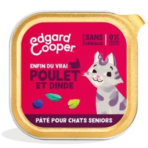 Edgard Cooper senior Poulet&Dinde Pâté 85gr