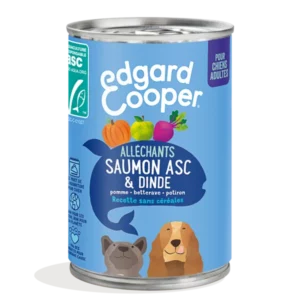 Edgard Cooper adult viande Saumon&Dinde 400gr